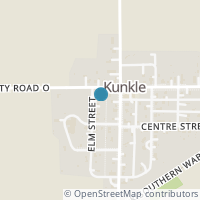 Map location of 102 S Elm St, Kunkle OH 43531