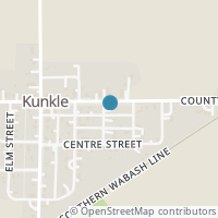 Map location of 100 S Main St, Kunkle OH 43531