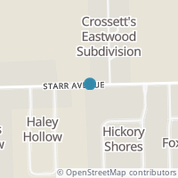 Map location of 3802 Starr Ave, Oregon OH 43616
