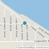 Map location of 483 West Ave, Curtice OH 43412