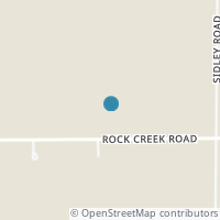 Map location of 17418 Rock Creek Rd, Thompson OH 44086