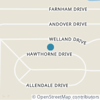 Map location of 7227 Hawthorne Dr, Mentor OH 44060