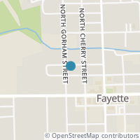 Map location of 200 N Gorham St, Fayette OH 43521