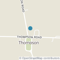 Map location of 6697 Madison Rd, Thompson OH 44086