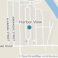Map location of 129 E Harbor View Dr, Harbor View OH 43434