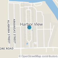 Map location of 135 E Harbor View Dr, Harbor View OH 43434