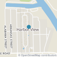 Map location of 206 E Harbor View Dr, Harbor View OH 43434