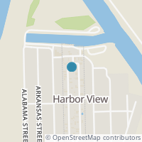 Map location of 405 W Harbor View Dr, Harbor View OH 43434