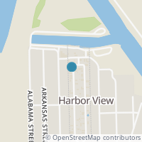 Map location of 406 W Harbor View Dr, Harbor View OH 43434