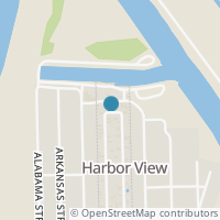 Map location of 362 W Harbor View Dr, Harbor View OH 43434