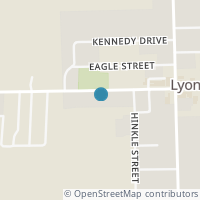 Map location of 305 W Morenci St, Lyons OH 43533