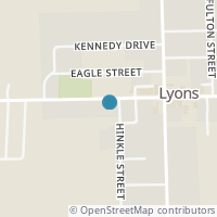 Map location of 209 W Morenci St, Lyons OH 43533