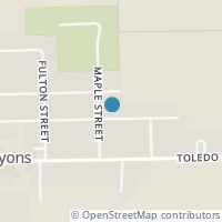 Map location of 381 Cleveland St, Lyons OH 43533
