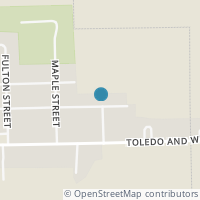 Map location of 395 Cleveland St, Lyons OH 43533