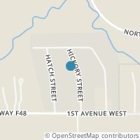 Map location of 329 Hickory Street, Newton, IA 50208