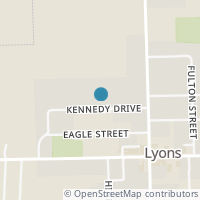 Map location of 220 Kennedy Dr, Lyons OH 43533