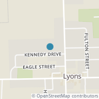 Map location of 204 Kennedy Dr, Lyons OH 43533