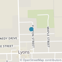 Map location of 117 Lincoln St, Lyons OH 43533