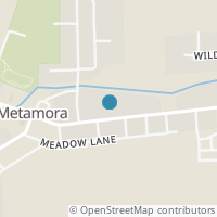 Map location of 315 E Main St, Metamora OH 43540