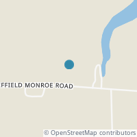 Map location of 3701 Sheffield Monroe Rd, Kingsville OH 44048