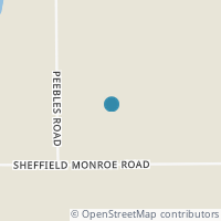 Map location of 3953 Sheffield Monroe Rd, Kingsville OH 44048