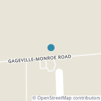 Map location of 3967 Gageville Monroe Rd, Kingsville OH 44048