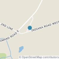 Map location of 27 INDIANA ROAD W, Haldimand, ON N0A1H0