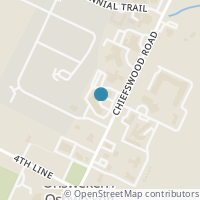 Map location of  