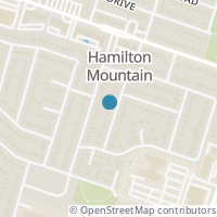 Map location of 26 CAROUSEL Avenue Unit# UPPER, Hamilton, ON L9A4L5