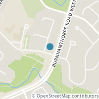 Map location of 1876 GROSVENOR PLACE, Mississauga (Erin Mills), ON L5L3V5