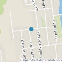 Map location of A & B 185 ELM STREET, Gananoque, ON K7G2T1