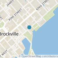 Map location of 0 WATER STREET E, Brockville, ON K6V1A5