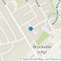 Map location of 103 STEACY GARDENS, Brockville, ON K6V7A6