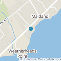 Map location of  