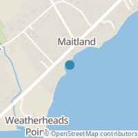 Map location of  