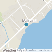 Map location of  