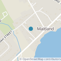 Map location of  