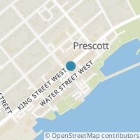 Map location of 199 KING ST W, Prescott (808 Prescott), ON K0E1T0