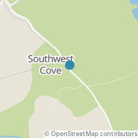 Map location of Southwest Cove Road, Southwest Cove, NS B0J1Y0