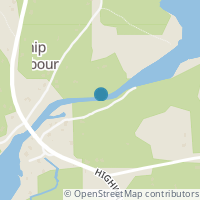 Map location of  