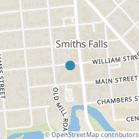 Map location of 7 WILLIAM STREET W, Smiths Falls, ON K7A1M8