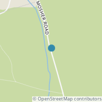 Map location of Mosher Road, Rhines Creek, NS B0N2H0