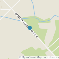 Map location of 631 RAMSAY CONCESSION 8 ROAD, Mississippi Mills, ON K7C3P1