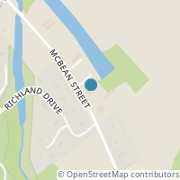 Map location of  