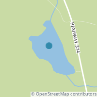 Map location of  