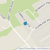 Map location of 212 CABRELLE PLACE, Ottawa, ON K4M0A9