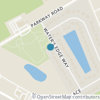 Map location of 1440 WATERS EDGE WAY, Ottawa, ON K4P0C6