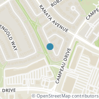 Map location of 54 MACASSA CIRCLE, Ottawa, ON K2T1J8