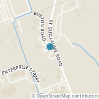 Map location of  