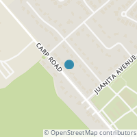 Map location of 3874 CARP ROAD, Ottawa, ON K0A1L0